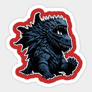 godzilla Sticker